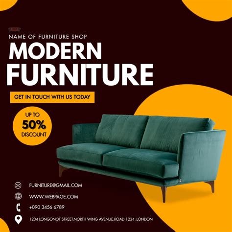free furniture sale flyer maker online